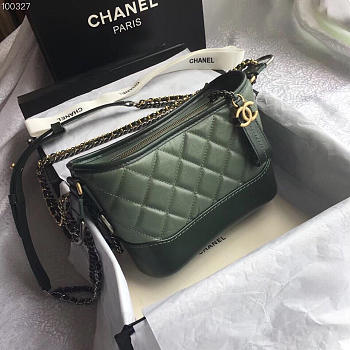 Chanel's Gabrielle Small Hobo Bag Green 
