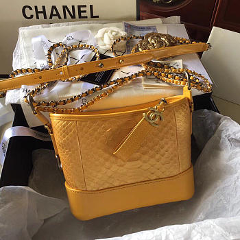 Chanel's Gabrielle Hobo BagYellow Small/Large