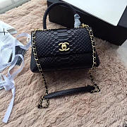 Chanel Original Snake Skin Black - 1