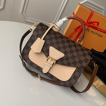 Louis Vuitton Original Single Handbag Crossbody HandbagFusion Apricot