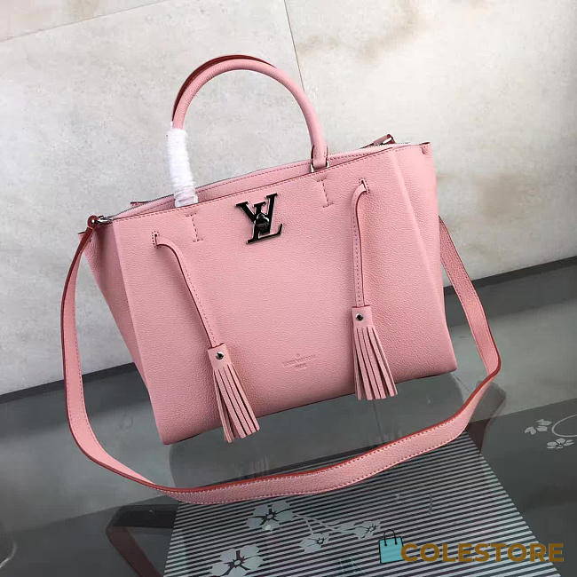 Louis Vuitton Hand Bag Pink M54570  - 1
