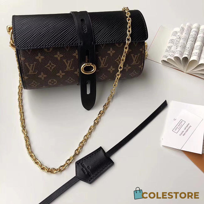 Louis Vuitton Original Single New Diagonal Chain Bag In Black M44158 - 1