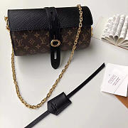 Louis Vuitton Original Single New Diagonal Chain Bag In Black M44158 - 1