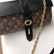 Louis Vuitton Original Single New Diagonal Chain Bag In Black M44158 - 6