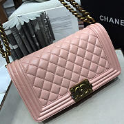 Chanel Sheepskin Classic Diamond Hot Mom Burst Pink Gold Hardware A67086 - 2