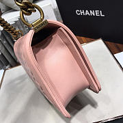 Chanel Sheepskin Classic Diamond Hot Mom Burst Pink Gold Hardware A67086 - 3