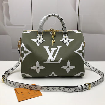 Louis Vuitton Top Original Single Speedy Green Spell