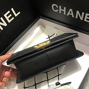 Chanel Original Quality Large V Fine Ball Black Gold Hardware 67086 - 4