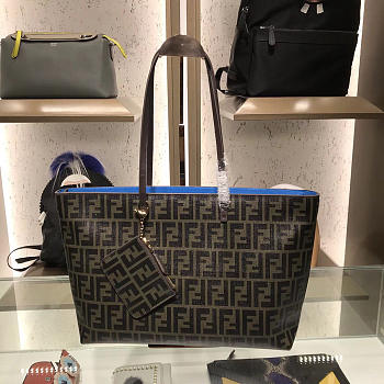 Fendi Shopping Bag 8BH185 Blue