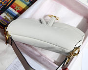 Dior Saddle Bag White - 2