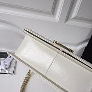 Chanel Wrinkled Calfskin White Gold Hardware - 6