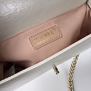Chanel Wrinkled Calfskin White Gold Hardware - 5