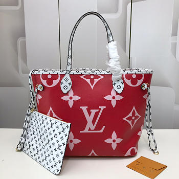 CohotBag lv neverfull m44568 red spell
