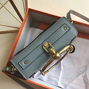 Croy Handbag 123888 Medium White Light Blue - 4