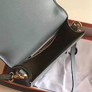 Croy Handbag 123888 Medium White Light Blue - 5