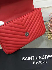 YSL Saint Laurent Female Bag Red Medium 26608 - 3