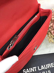 YSL Saint Laurent Female Bag Red Medium 26608 - 4