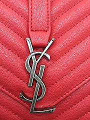 YSL Saint Laurent Female Bag Red Medium 26608 - 6