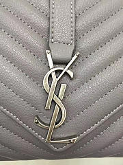 YSL Saint Laurent Female Bag Elephant Grey Medium 26608 - 6