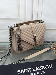 YSL Saint Laurent Handbag Apricot Medium 26608 - 6