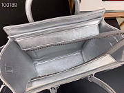 Celine Saline Counters Explosion Smiley Bag 20cm Silver - 4