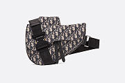 Dior Men's Saddle Bag Blue Canvas M0446 - 2