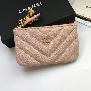 Chanel Coin Purse Pink 82365