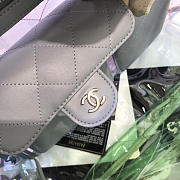 Chanel Spring And Summer Explosions PVC Lambskin Color Transparent Handbag Green - 5