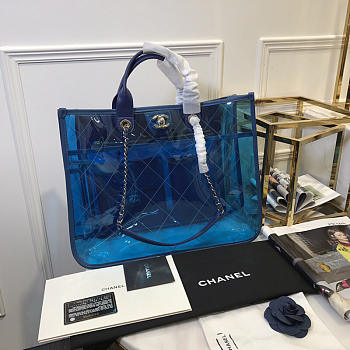 Chanel Spring And Summer Explosions Pvc Lambskin Color Transparent Handbags