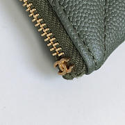Chanel Coin Purse 82365 Dark Green  - 6