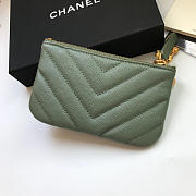 Chanel Coin Purse 82365 Dark Green  - 4