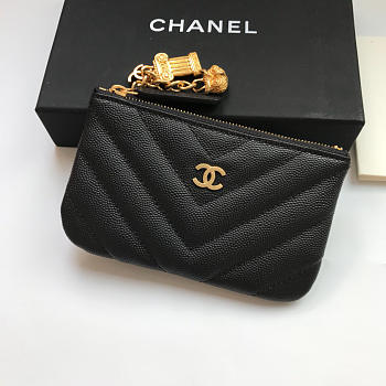 Chanel Wallet Black 82365 