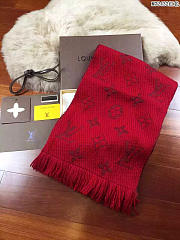 Louis Vuitton Scarf Red  - 3