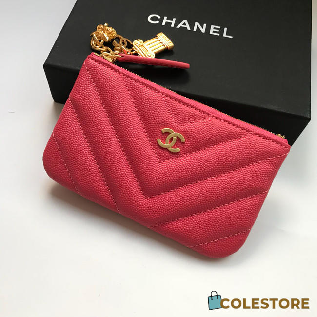 Chanel Wallet Red 82365 - 1