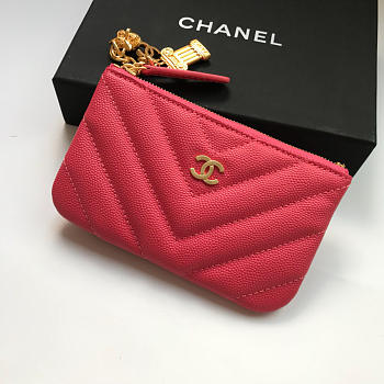 Chanel Wallet Red 82365