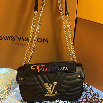 Louis Vuitton New Wave Chain Bag  MM White M51498