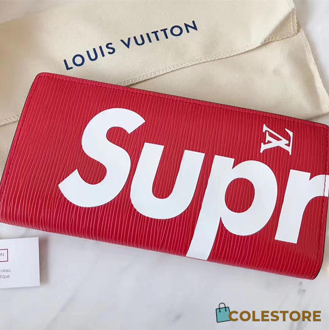 Louis Vuitton Supreme Wallet Red 3179 - 1