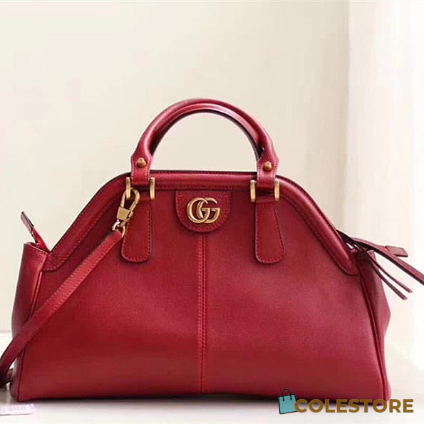 gucci re(belle) medium top handle bag ‎516459 red CohotBag 2018 - 1