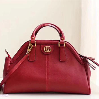 gucci re(belle) medium top handle bag ‎516459 red CohotBag 2018
