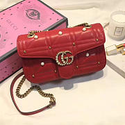 gucci marmont bag red CohotBag 2640 - 1