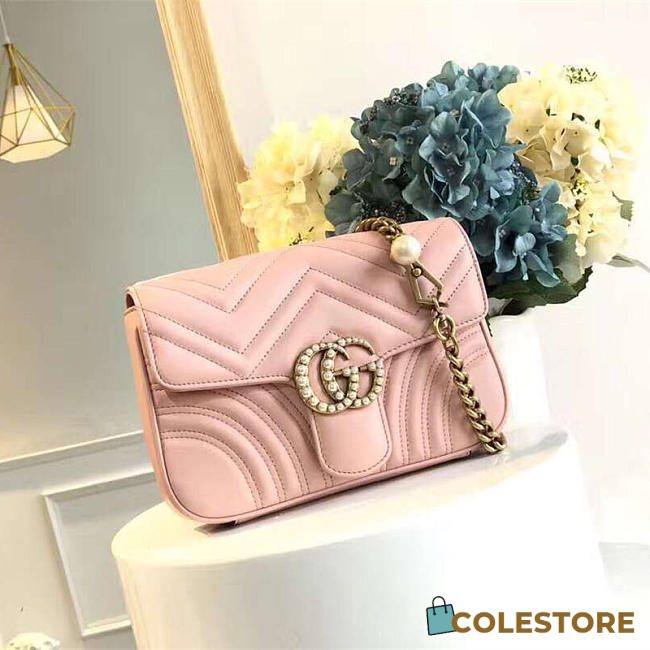 gucci marmont bag pink CohotBag 2638 - 1