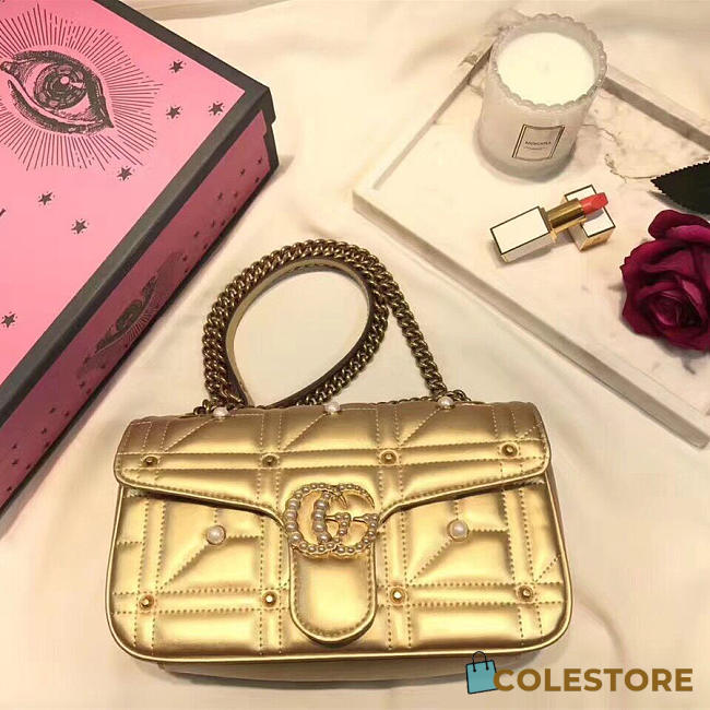 gucci marmont bag gold CohotBag 2636 - 1
