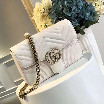 gucci marmont bag white CohotBag 2635