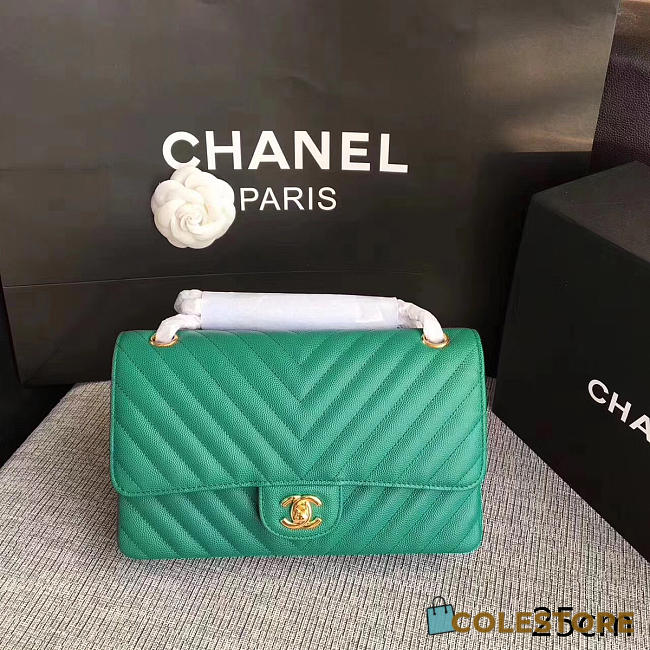 Chanel Classic Tote Apple Green - 1