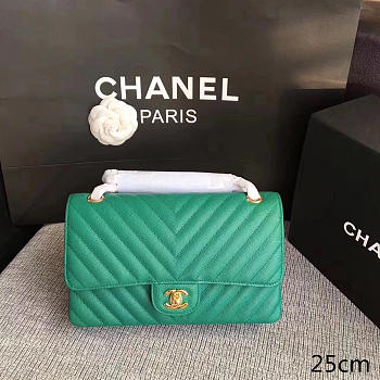 Chanel Classic Tote Apple Green