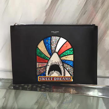 YSL Monogram Clutch