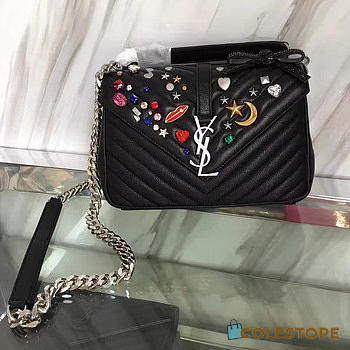 YSL Monogram College Silver 4787 - 1