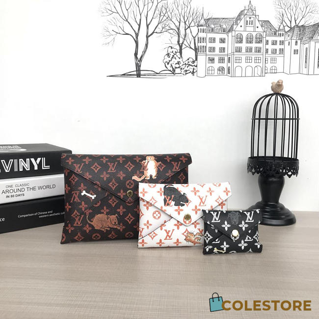 Louis Vuitton Pochette Alpha Triple Bailey Black Red - 1