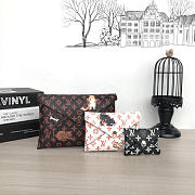 Louis Vuitton Pochette Alpha Triple Bailey Black Red - 1