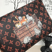 Louis Vuitton Pochette Alpha Triple Bailey Black Red - 2